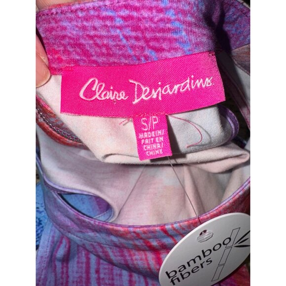 New Claire Desjardins Multi-Color S/P Bamboo Dress  Wrinkle Free Travel Office - Picture 9 of 11